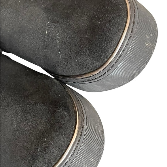 Stuart Weitzman Women's black Gray
Fur Trim Ankle Boot Size 8.5M - Picture 11 of 13